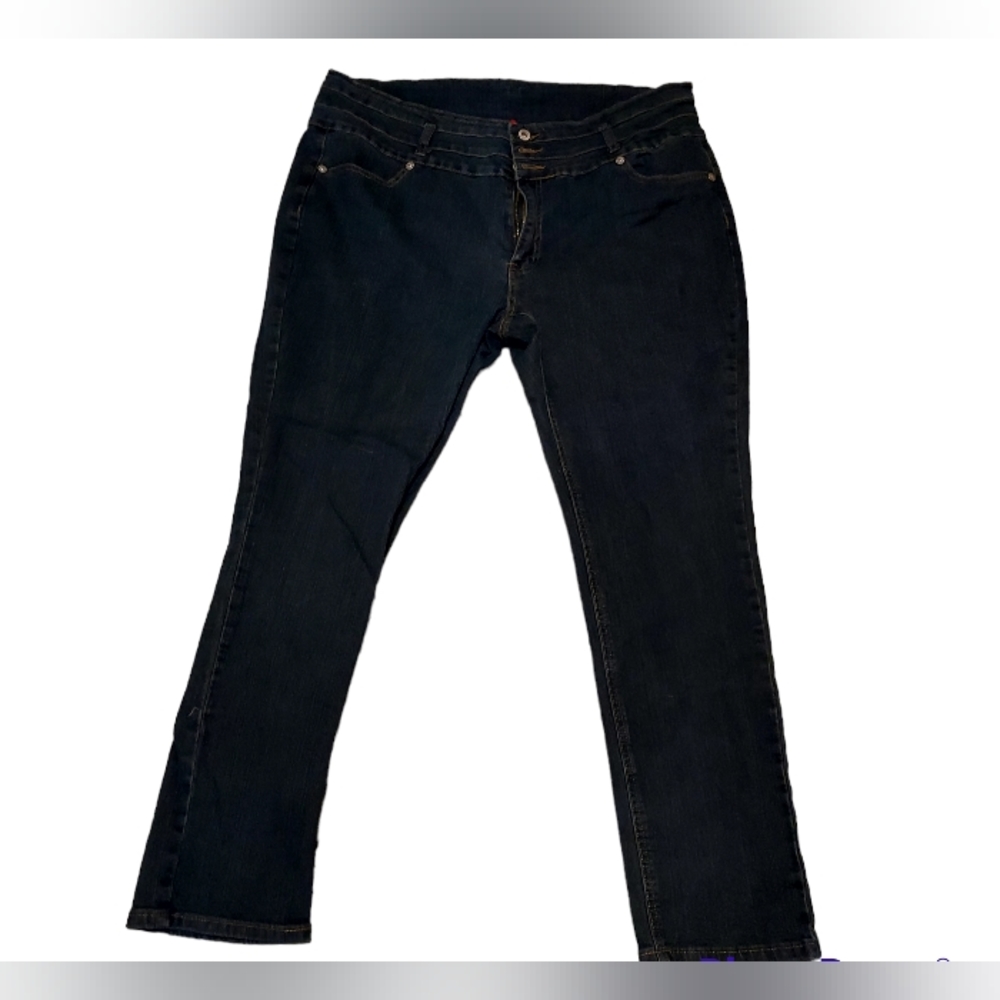 Be Girl Jeans Butt Lifter Pants 38 Blue Denim Pants Woman Straight Relaxed.... d